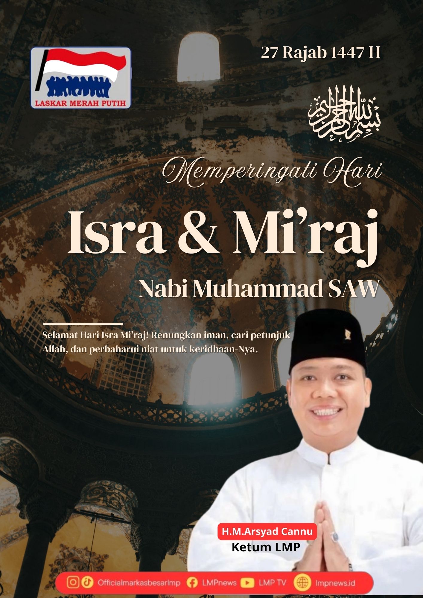 H.M. Arsyad Cannu: Isra Mi’raj Momentum Memperbaiki Hubungan dengan Allah SWT
